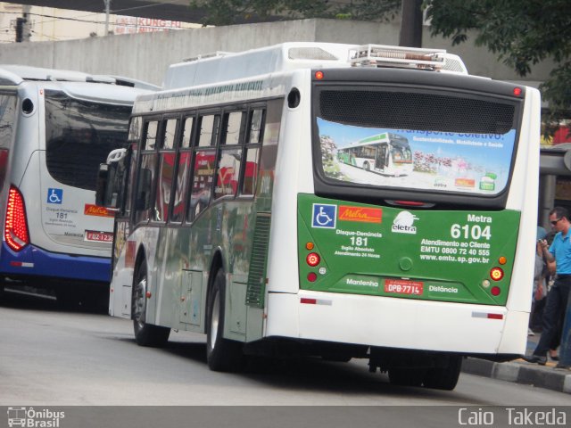 Metra - Sistema Metropolitano de Transporte 6104 na cidade de Santo André, São Paulo, Brasil, por Caio  Takeda. Número da foto: #3057689.