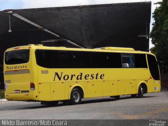 Viação Nordeste 5020 na cidade de Fortaleza, Ceará, Brasil, por Nildo Barroso. ID da foto: 3059215.