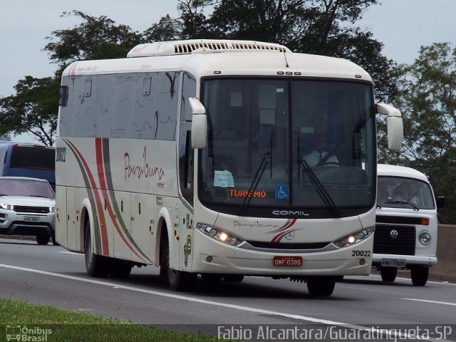 Paraibuna Transportes 20022 na cidade de Lorena, São Paulo, Brasil, por Fabio Alcantara. ID da foto: 3060126.