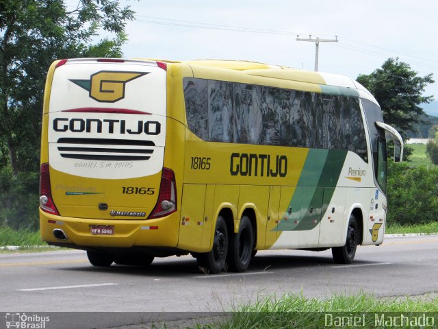 Empresa Gontijo de Transportes 18165 na cidade de Vitória da Conquista, Bahia, Brasil, por Daniel  Machado. Número da foto: #3062465.
