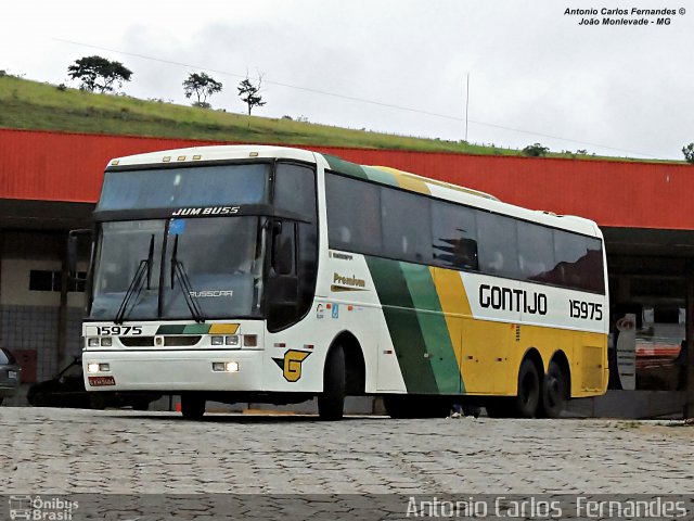 Empresa Gontijo de Transportes 15975 na cidade de João Monlevade, Minas Gerais, Brasil, por Antonio Carlos Fernandes. ID da foto: 3061163.