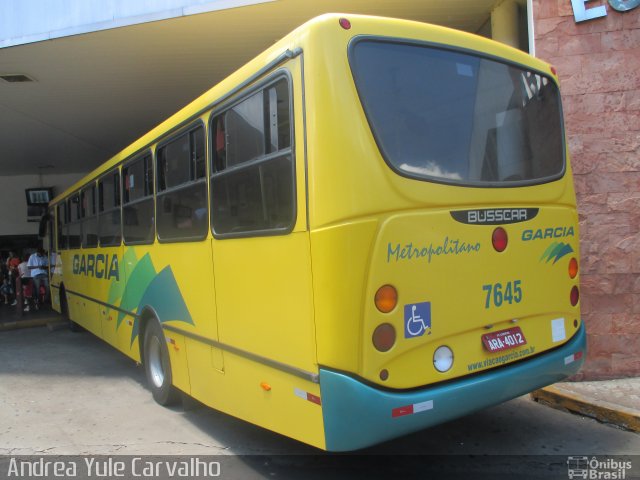 Viação Garcia 7645 na cidade de Paranavaí, Paraná, Brasil, por Andrea Yule Carvalho. Número da foto: #3060743.
