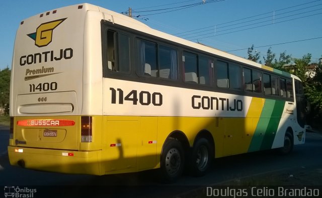 Empresa Gontijo de Transportes 11400 na cidade de Belo Horizonte, Minas Gerais, Brasil, por Douglas Célio Brandao. ID da foto: 3061976.