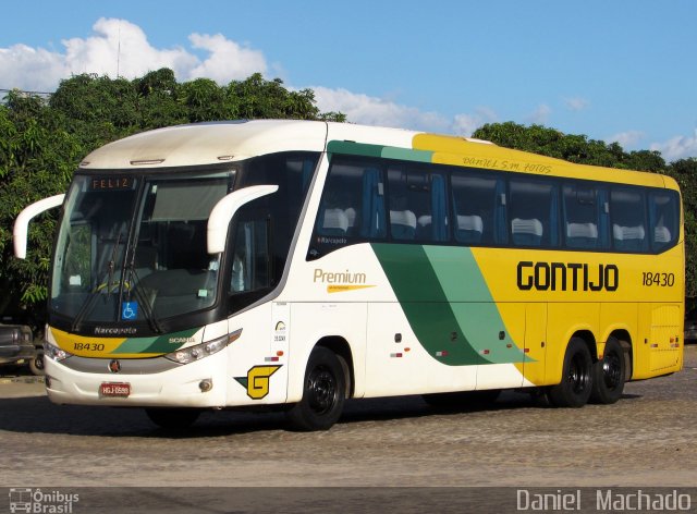 Empresa Gontijo de Transportes 18430 na cidade de Vitória da Conquista, Bahia, Brasil, por Daniel  Machado. Número da foto: #3062456.