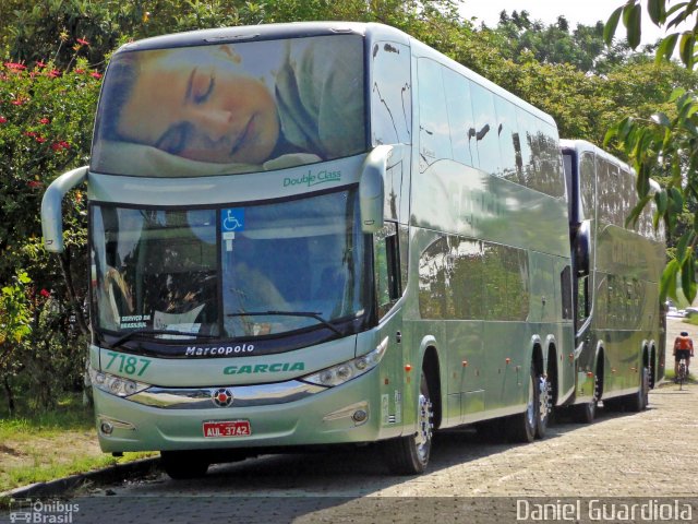 Viação Garcia 7187 na cidade de Florianópolis, Santa Catarina, Brasil, por Daniel Guardiola. Número da foto: #3062284.