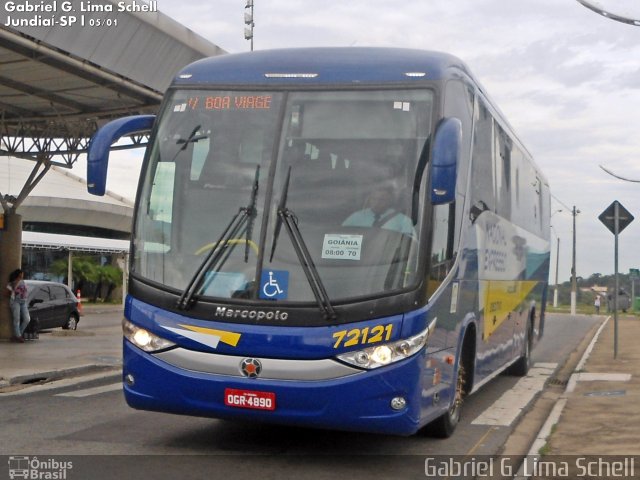 Nacional Expresso 72121 na cidade de Jundiaí, São Paulo, Brasil, por Gabriel Giacomin de Lima. Número da foto: #3061915.