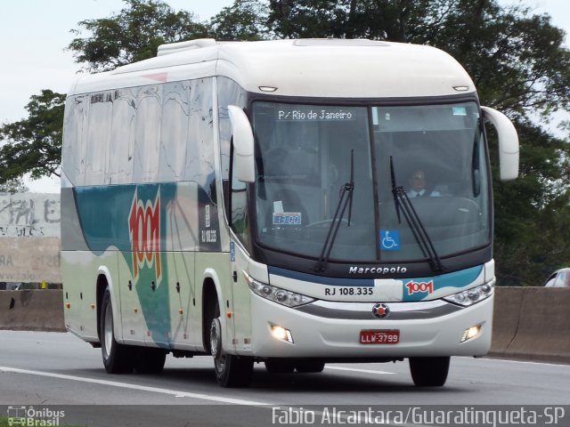 Auto Viação 1001 RJ 108.335 na cidade de Lorena, São Paulo, Brasil, por Fabio Alcantara. Número da foto: #3061784.