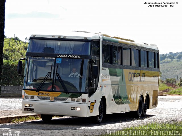 Empresa Gontijo de Transportes 15630 na cidade de João Monlevade, Minas Gerais, Brasil, por Antonio Carlos Fernandes. ID da foto: 3061157.