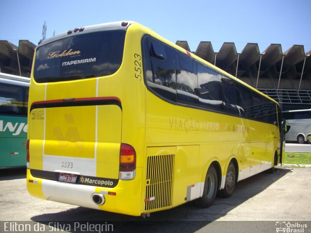 Viação Itapemirim 5523 na cidade de Florianópolis, Santa Catarina, Brasil, por Eliton da Silva Pelegrin. Número da foto: #3062159.