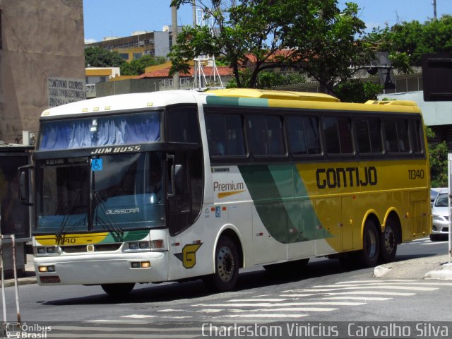 Empresa Gontijo de Transportes 11340 na cidade de Belo Horizonte, Minas Gerais, Brasil, por Charlestom Vinicius Carvalho Silva. Número da foto: #3064562.