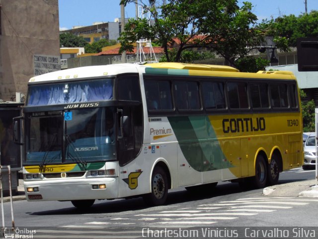 Empresa Gontijo de Transportes 11340 na cidade de Belo Horizonte, Minas Gerais, Brasil, por Charlestom Vinicius Carvalho Silva. ID da foto: 3064562.