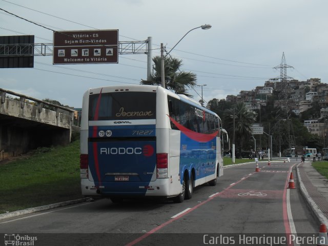 Viação Riodoce 71227 na cidade de Vitória, Espírito Santo, Brasil, por Carlos Henrique Pereira. Número da foto: #3064124.