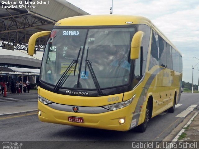 Viação São Paulo São Pedro 880 na cidade de Jundiaí, São Paulo, Brasil, por Gabriel Giacomin de Lima. Número da foto: #3064481.