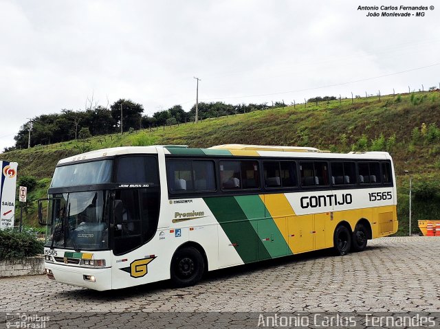 Empresa Gontijo de Transportes 15565 na cidade de João Monlevade, Minas Gerais, Brasil, por Antonio Carlos Fernandes. ID da foto: 3063545.