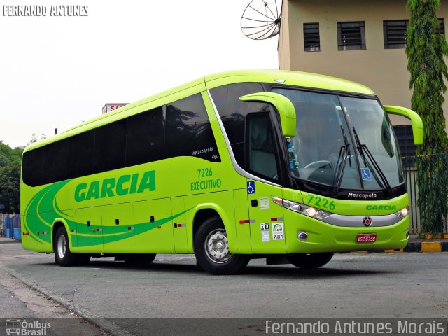 Viação Garcia 7226 na cidade de São Paulo, São Paulo, Brasil, por Fernando Antunes. Número da foto: #3064946.