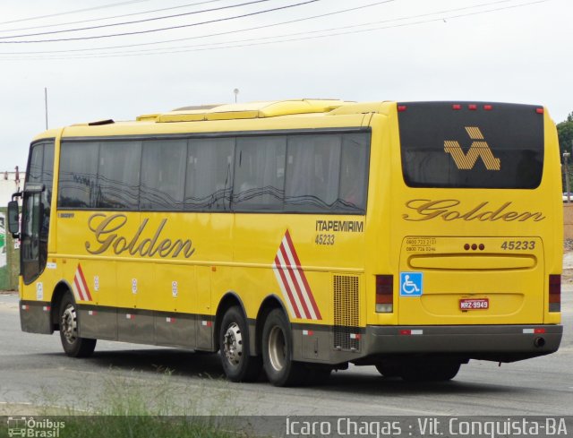 Viação Itapemirim 45233 na cidade de Vitória da Conquista, Bahia, Brasil, por Ícaro Chagas. Número da foto: #3064610.