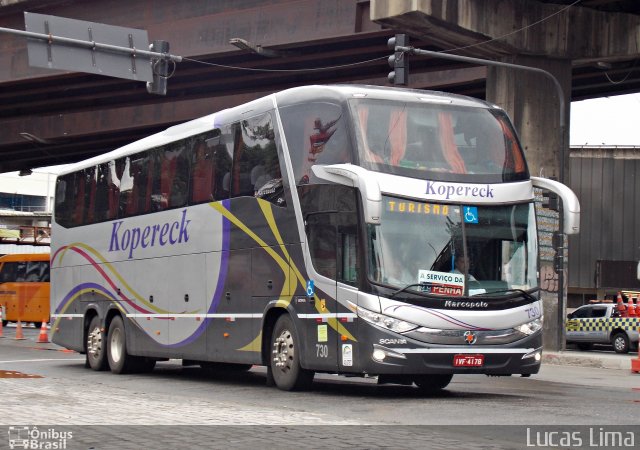 Kopereck Turismo 730 na cidade de Rio de Janeiro, Rio de Janeiro, Brasil, por Lucas Lima. ID da foto: 3064289.