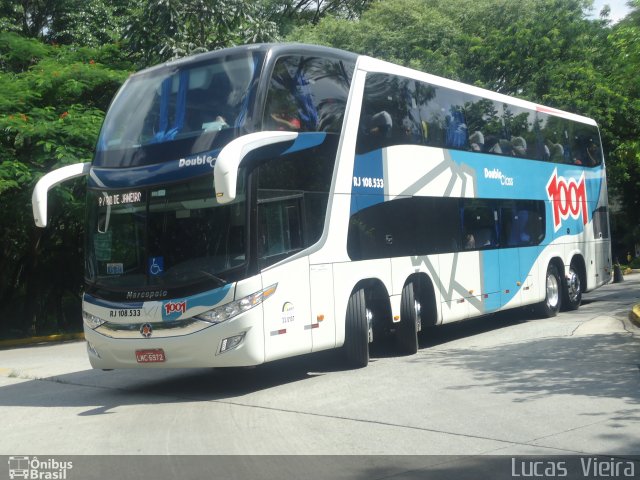 Auto Viação 1001 RJ 108.533 na cidade de São Paulo, São Paulo, Brasil, por Lucas Vieira. Número da foto: #3062936.
