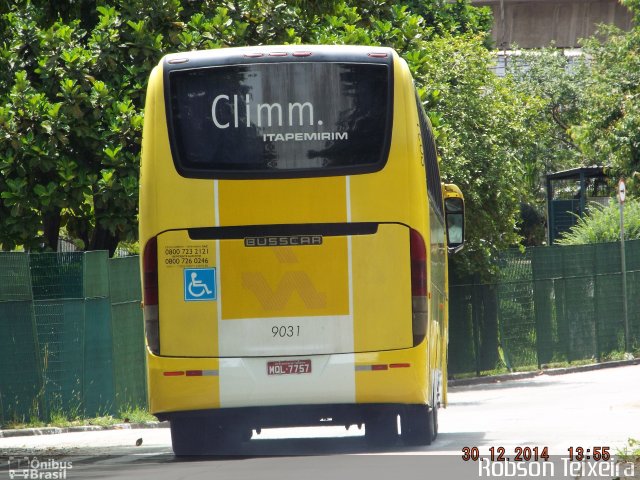 Viação Itapemirim 9031 na cidade de São Paulo, São Paulo, Brasil, por Robson Teixeira. Número da foto: #3064582.