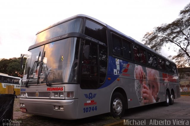 Reunidas Transportes Coletivos 10744 na cidade de São Paulo, São Paulo, Brasil, por Michael  Alberto Vieira. Número da foto: #3064318.