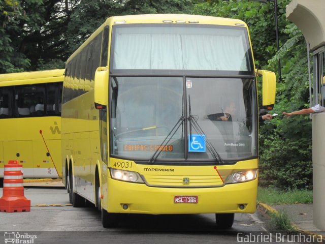 Viação Itapemirim 49031 na cidade de São Paulo, São Paulo, Brasil, por Gabriel Brunhara. ID da foto: 3064720.