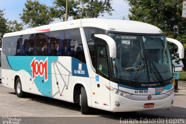 Auto Viação 1001 RJ 108.355 na cidade de Niterói, Rio de Janeiro, Brasil, por Carlos Eduardo Lopes. Número da foto: #3065727.