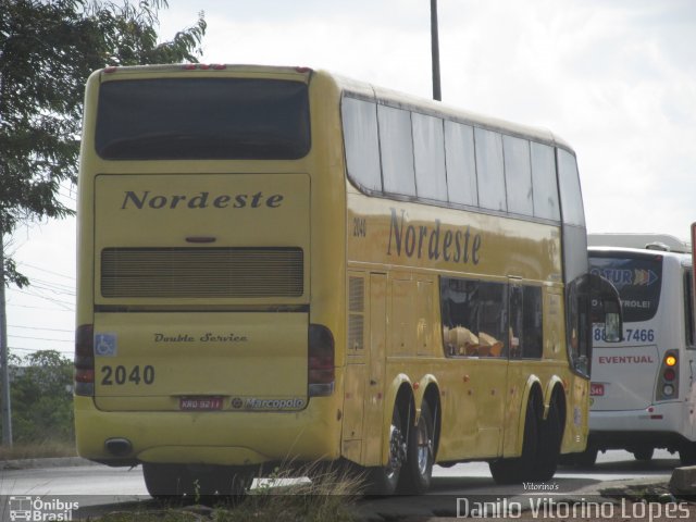 Viação Nordeste 2040 na cidade de Parnamirim, Rio Grande do Norte, Brasil, por Danilo Vitorino Lopes. Número da foto: #3066605.