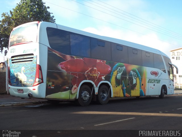 Eucatur - Empresa União Cascavel de Transportes e Turismo 4731 na cidade de Jataí, Goiás, Brasil, por Alexandre Rodrigo. Número da foto: #3066680.