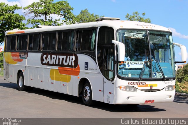 Saritur - Santa Rita Transporte Urbano e Rodoviário 15440 na cidade de Montes Claros, Minas Gerais, Brasil, por Carlos Eduardo Lopes. ID da foto: 3065741.