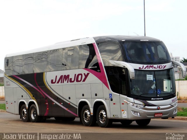 Viação Jam Joy 8617 na cidade de Imperatriz, Maranhão, Brasil, por João Victor. Número da foto: #3066982.