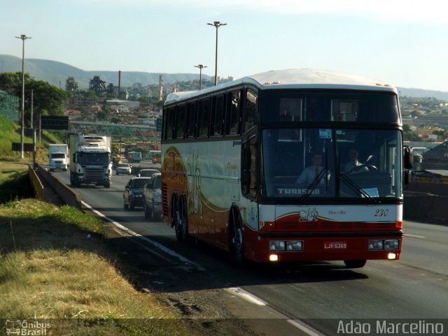 Nova Estrela Viagens e Turismo 230 na cidade de Belo Horizonte, Minas Gerais, Brasil, por Adão Raimundo Marcelino. ID da foto: 3067247.