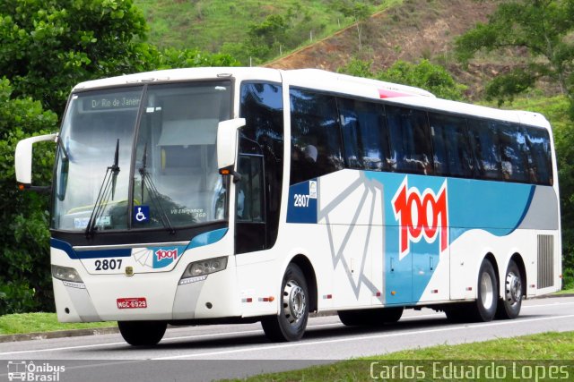Auto Viação 1001 2807 na cidade de Paracambi, Rio de Janeiro, Brasil, por Carlos Eduardo Lopes. Número da foto: #3065737.