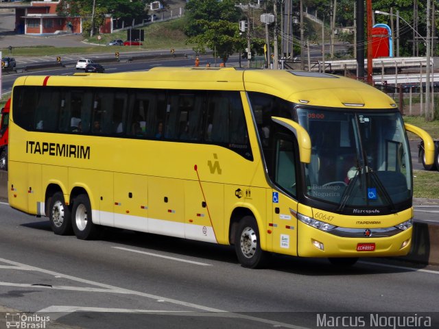Viação Itapemirim 60647 na cidade de Barra Mansa, Rio de Janeiro, Brasil, por Marcus Nogueira . Número da foto: #3066260.