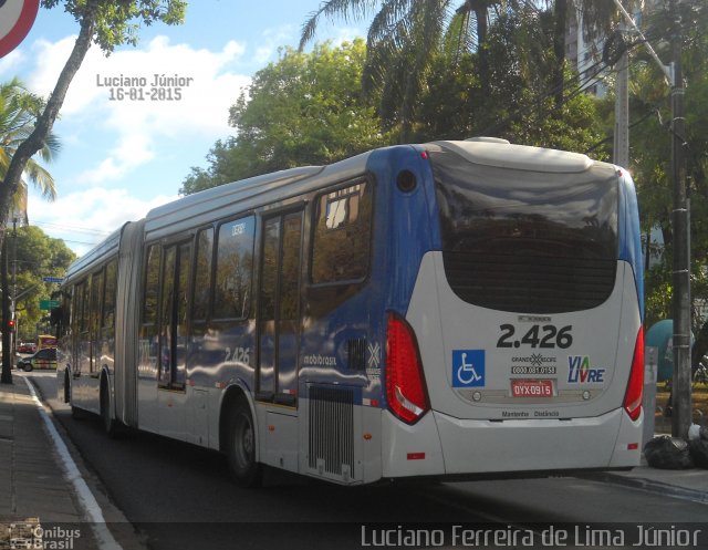 Mobibrasil São Lourenço >>> Mobi-PE 2.426 na cidade de Recife, Pernambuco, Brasil, por Luciano Ferreira de Lima Júnior. Número da foto: #3069077.