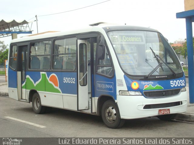 Tijuquinha - Auto Viação Tijuca 50032 na cidade de Rio de Janeiro, Rio de Janeiro, Brasil, por Luiz Eduardo Pereira Santos Leal dos Santos. ID da foto: 3070869.