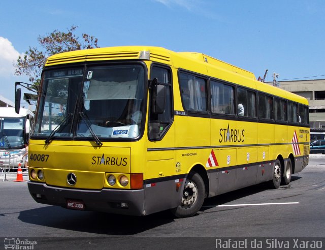 Viação Itapemirim 40087 na cidade de Rio de Janeiro, Rio de Janeiro, Brasil, por Rafael da Silva Xarão. ID da foto: 3068845.