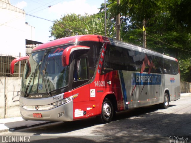 Expresso Luxo 14028 na cidade de São Paulo, São Paulo, Brasil, por Luis Nunez. Número da foto: #3068893.