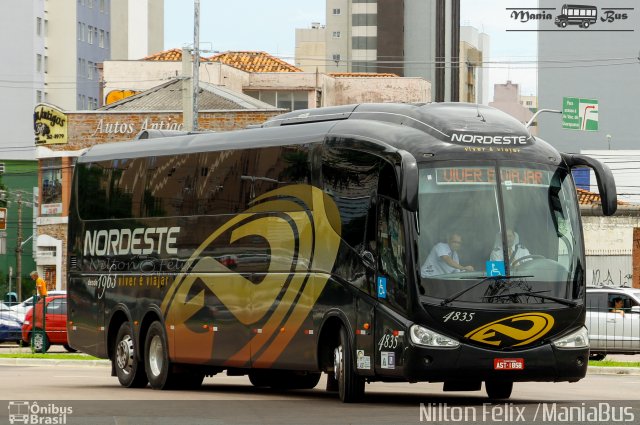 Expresso Nordeste 4835 na cidade de Curitiba, Paraná, Brasil, por Nilton Félix da Silva. ID da foto: 3071660.