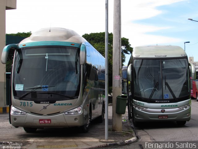 Viação Garcia 7896 na cidade de São Paulo, São Paulo, Brasil, por Fernando Santos. Número da foto: #3071708.