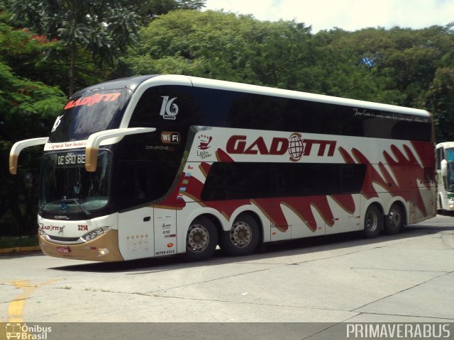 Auto Viação Gadotti 3214 na cidade de São Paulo, São Paulo, Brasil, por Alexandre Rodrigo. Número da foto: #3072348.