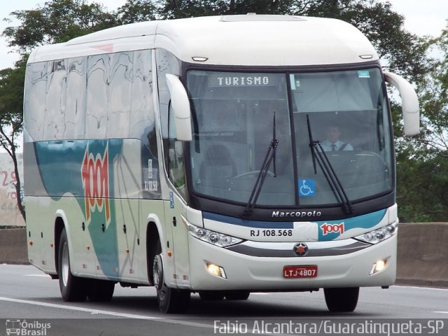Auto Viação 1001 RJ 108.568 na cidade de Lorena, São Paulo, Brasil, por Fabio Alcantara. Número da foto: #3073323.
