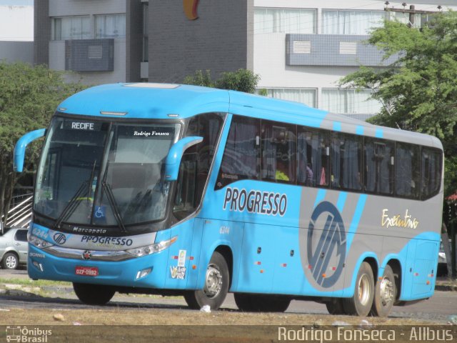 Auto Viação Progresso 6244 na cidade de Caruaru, Pernambuco, Brasil, por Rodrigo Fonseca. Número da foto: #3070917.