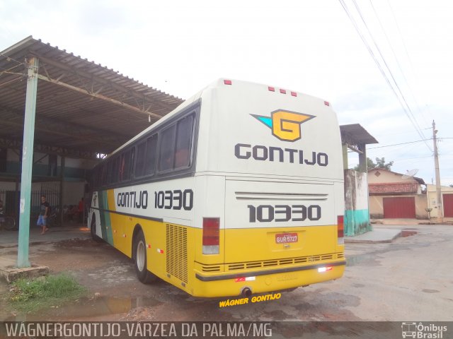 Empresa Gontijo de Transportes 10330 na cidade de Várzea da Palma, Minas Gerais, Brasil, por Wagner Gontijo Várzea da Palma-mg. Número da foto: #3071531.