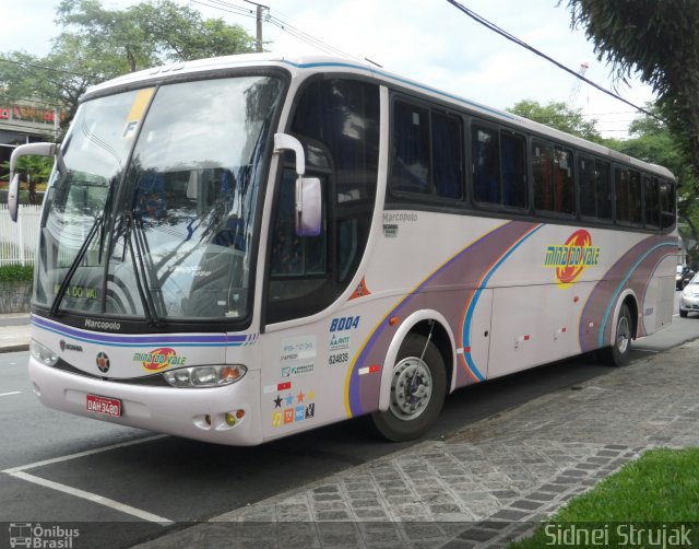Viação Mina do Vale 8004 na cidade de Curitiba, Paraná, Brasil, por Sidnei Machado Strujak. Número da foto: #3072999.