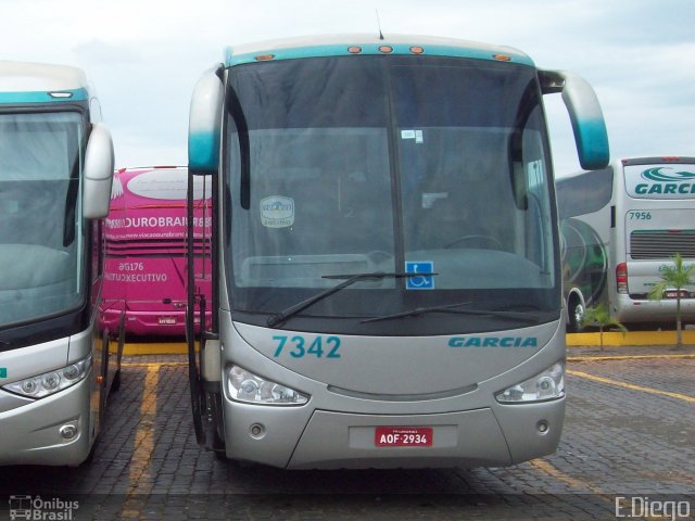 Viação Garcia 7342 na cidade de Londrina, Paraná, Brasil, por Diego Lopes. Número da foto: #3070976.