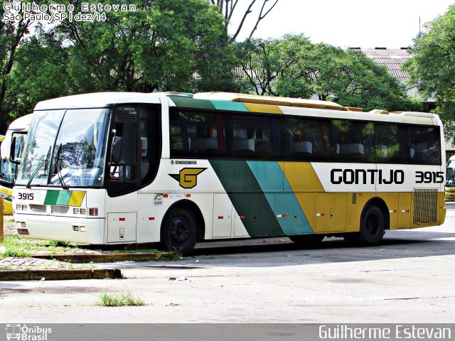 Empresa Gontijo de Transportes 3915 na cidade de São Paulo, São Paulo, Brasil, por Guilherme Estevan. ID da foto: 3072937.