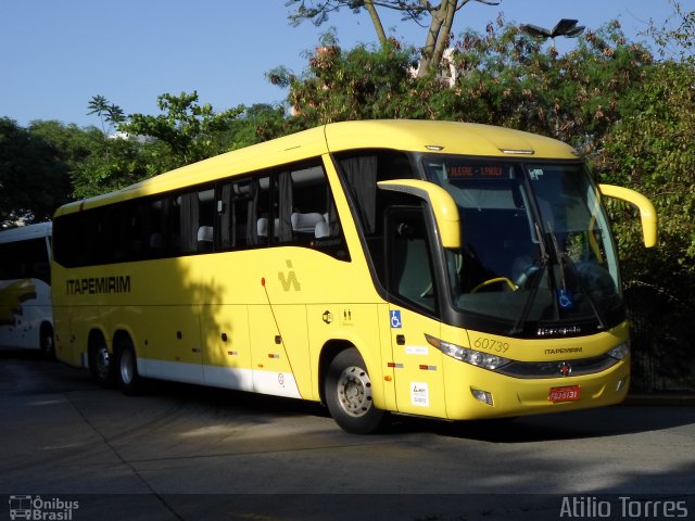 Viação Itapemirim 60739 na cidade de São Paulo, São Paulo, Brasil, por Atilio Torres. ID da foto: 3025302.