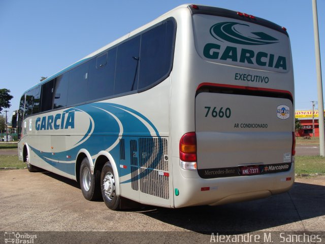 Viação Garcia 7660 na cidade de Cascavel, Paraná, Brasil, por Alexandre M.  Sanches. Número da foto: #3025258.