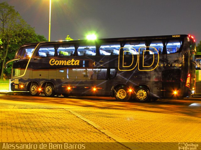 Viação Cometa 14300 na cidade de São Paulo, São Paulo, Brasil, por Alessandro de Bem Barros. Número da foto: #3025361.