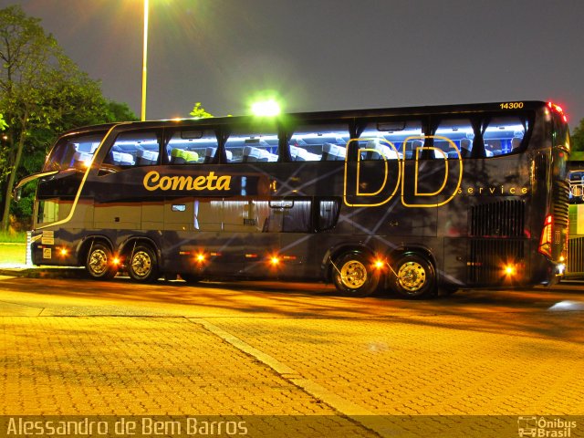 Viação Cometa 14300 na cidade de São Paulo, São Paulo, Brasil, por Alessandro de Bem Barros. ID da foto: 3025361.